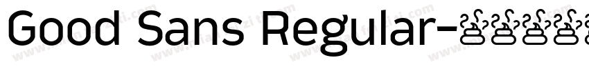 Good Sans Regular字体转换